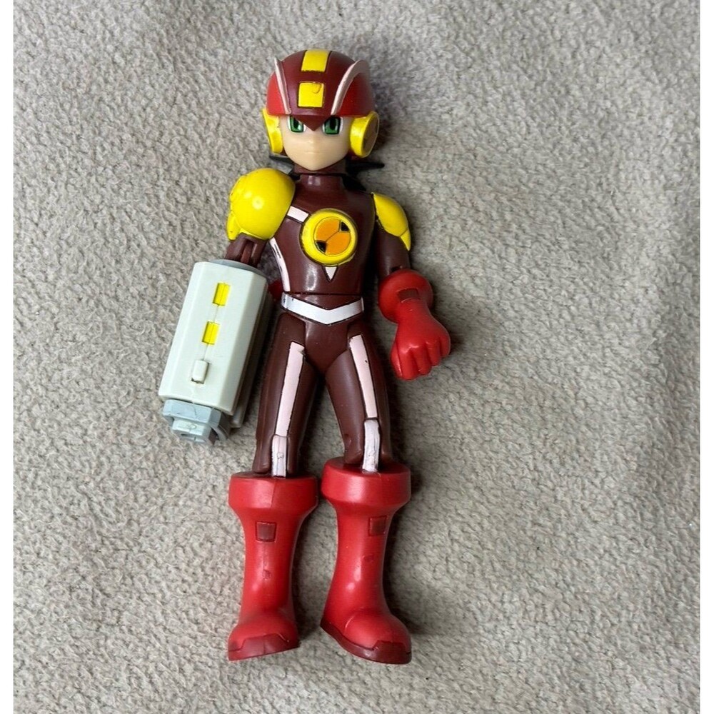 2004 Mattel Mega Man NT Warrior HeatGuts Heat Guts Action Figure V1 5.5”